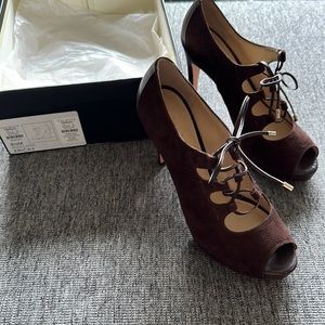 Talbots open toe heel